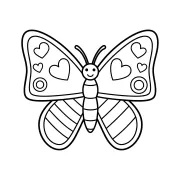 Borboleta Com Corações