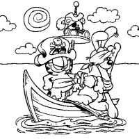 Garfield em Aventura Pirata No Mar
