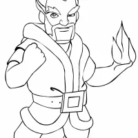 Mago de Fogo do Clash Royale