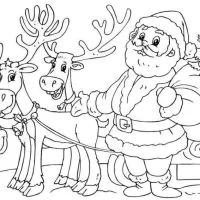 Papai Noel E Renas