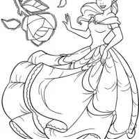 Princesa Com Rosas