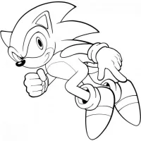 Sonic correndo