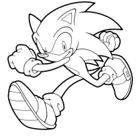 Sonic correndo