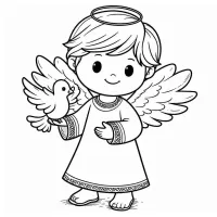 Anjo Com Pomba