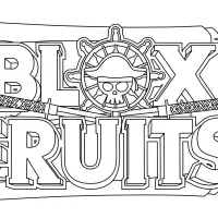 Blox Fruits Logo ou Emblema
