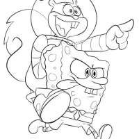 Bob Esponja E Sandy Bochechas