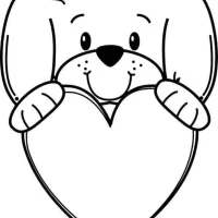 Cachorro Com Coração