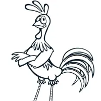 Galo Carijó Da Galinha Pintadinha