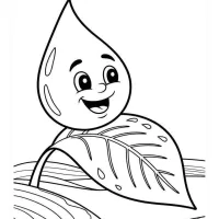 Gota De Água Feliz