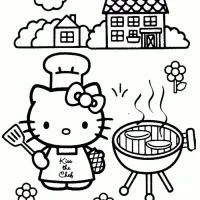 Hello Kitty Chef de cozinha