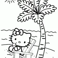 Hello Kitty Na Praia