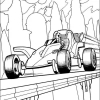 Carro De Corrida Em Um Mundo Espacial