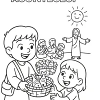 Jesus O Milagre da Multiplicação dos pães Aconteceu