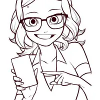 Uma Professora Com Smartphone