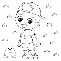 Luccas Neto e Foca