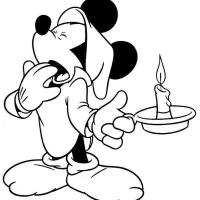 Mickey Mouse com sono