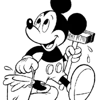 Mickey Mouse Pintor