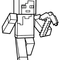 Minecraft com picareta