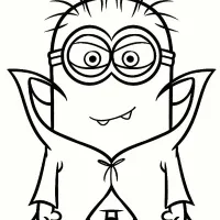 Minions fantasiado de Vampiro