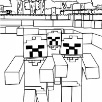 Personagens De Minecraft