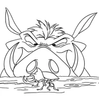 Pumba E Um Besouro