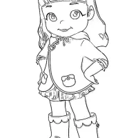 Menina Com Botas