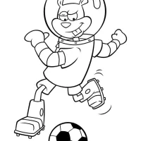 Sandy Bochechas Jogando Futebol