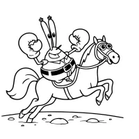 Seu Sirigueijo Andando A Cavalo