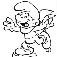 Smurfs Patinando