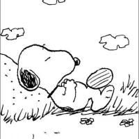 Snoopy Relaxando