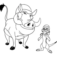 Timão E Pumba No Natal