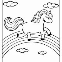 Unicórnio Sobre ArcoÍris