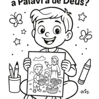 Vamos Colorir a Palavra De Deus?