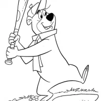 Urso Jogando Beisebol