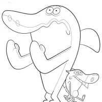 Tubarão Zig E Seu Amigo Sharko